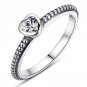 WOSTU Hot Sale 925 Sterling Silver Rings For Women European Original Wedding Fashion Brand Ring Jew
