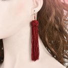 Fashion Bohemian Earrings Women Vintage Long Tassel Fringe Boho Dangle Earrings Jewelry