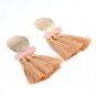 2017 New Fashion Bohemian Big Long Tassel Cotton Pendant Earrings Fringe Ear Dangle Drop Elegant Ear