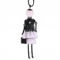 Vintage style Retro Acrylic Doll Pendant Necklace Women Crystal Accessories Sweater Long Chain Neckl