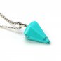 Natural Crystal Healing Chakra Reiki Chakra Pendant Necklace Pendulum Stone Bead