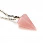 Natural Crystal Healing Chakra Reiki Chakra Pendant Necklace Pendulum Stone Bead