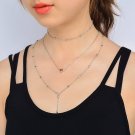 NEW Fashion Women Multilayer Love Heart Pendant Necklace Chain Jewelry