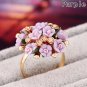 Fashion Beautiful Ceramic Flower Ring For Women Adjustable Wedding Rings Jewelry 8 Colors Summer Sty
