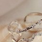 Micro Pave Zircon Open Adjustable Rings For Women Bijoux New Fashion Multilayer Wave Jewelry Accesso