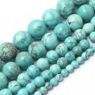 Natrual Stone Beads Turquoise Stone Beads For Jewelry Making Bracelet Necklace 4/6/8/10/12mm 15inche
