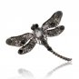 Vintage Design 7 Colors Crystal Rhinestone Dragonfly Brooches for Women Dress Scarf Brooch Pins Jew