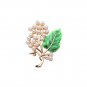 2017  women New Jewelry wholesale jewelry fashion new original green pearl drop glaze enamel delicat