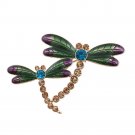 2017 free shipping fashion women New Jewelry wholesale Dragonfly  brooches for women SET