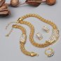 Wedding Bridal Costume Jewelry Sets For Femme Women Jewelry set 2018 African Gold Jewelry Set Earrin