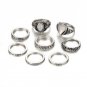 8 Pcs/Set Retro Hollow Carved Flower Ring Set Bohemian Midi Ring Set Vintage Anillos Knuckle Rings F