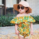 Newborn baby girl romper summer 2017 Infant Girl Sleeveless Printed baby Romper Jumpsuit Outfits kid