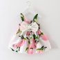 Baby Girl Clothes Lemon Printed Infant Outfit Sleeveless Princess Gallus Dress kids dresses for girl