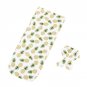 2017 Newborn Fashion Baby Swaddle Blanket Spring Summer Baby Sleeping Swaddle Muslin Wrap Headband B