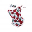 2017 new vintage floral cotton baby romper newborn baby girls pompom outfits infant newborn suit tod