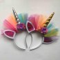 2pcs Unique New Fashion Loved Unicorn Hair Hoop Headband For Children\'s Day Birthday Party Prop Sup