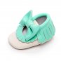 PU Leather Baby Girls Princess Shoes Floral Bowknot Moccasins Soft Moccs First Walkers 0-2 Years