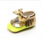 PU Leather Baby Girls Princess Shoes Floral Bowknot Moccasins Soft Moccs First Walkers 0-2 Years