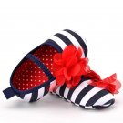 CHICHIMAO Baby Toddler Shoes Infant Toddler Stripe Flower Soft Sole Kid Girls Boy Baby Crib Shoes Pr