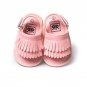 stylish pu leather tassel baby moccasins tassel girls baby shoes Scarpe Neonata hook and loop outdoo