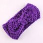 Sweet Newborn Turban Ear Warm Headband Crochet Knitted Bow Hairband Head Wrap Hair Bands Accessories