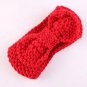 Sweet Newborn Turban Ear Warm Headband Crochet Knitted Bow Hairband Head Wrap Hair Bands Accessories