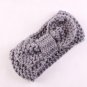 Sweet Newborn Turban Ear Warm Headband Crochet Knitted Bow Hairband Head Wrap Hair Bands Accessories