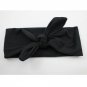 Newborn Bow Knot Cotton Solid Color Headband Fashion Cute Kids Rabbit Ear Elastic Headband Headwrap