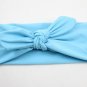 Newborn Bow Knot Cotton Solid Color Headband Fashion Cute Kids Rabbit Ear Elastic Headband Headwrap