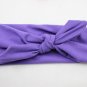Newborn Bow Knot Cotton Solid Color Headband Fashion Cute Kids Rabbit Ear Elastic Headband Headwrap