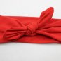 Newborn Bow Knot Cotton Solid Color Headband Fashion Cute Kids Rabbit Ear Elastic Headband Headwrap
