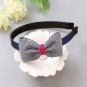Fashion Children Plastic Headband Cute Big Bows Flower Spot Hairband Girls Lovely Hair Band Headwear