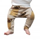 2017 Fashion Children Clothing Kids Toddler Baby Boy Girl Cute Cartoon Animal Print Harem Long Pants