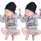 2017 Spring Baby Rompers Letter Print Harem Long Sleeve T-shirt Jumpsuit Clothing For Kids Infant Gi
