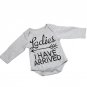 2017 Spring Baby Rompers Letter Print Harem Long Sleeve T-shirt Jumpsuit Clothing For Kids Infant Gi