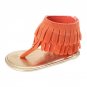 Baby girl sandal tassel soft bottom sandals Toddler Girl Crib Shoes Newborn Flower Soft Sole Anti-sl