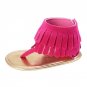 Baby girl sandal tassel soft bottom sandals Toddler Girl Crib Shoes Newborn Flower Soft Sole Anti-sl