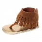 Baby girl sandal tassel soft bottom sandals Toddler Girl Crib Shoes Newborn Flower Soft Sole Anti-sl