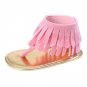Baby girl sandal tassel soft bottom sandals Toddler Girl Crib Shoes Newborn Flower Soft Sole Anti-sl