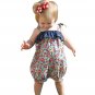 2017 Newborn Girl Romper Clothes Summer Sleeveless Strap Floral Prints Jumpsuit Outfits Sunsuit with