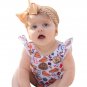 Newborn Infant Baby Girl Fall Thanksgiving O-Neck Short Sleeve Romper Sunsuits Clothes Outfits Cotto