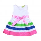 2016 Summer New Princess Girl Dress Kids Big Bow Girl Dress Children Clothing Dress Girls Vestido In