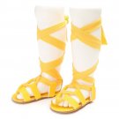 Summer Newborn Baby Shoes Infant Toddler Girls Kids Bandage First Walkers Rubber Boots Soft Sole Sho