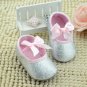 2017 Special Offer Real Solid Glitter Baby Girl Shoes Sneaker Anti-slip Princess Soft Sole Toddler F