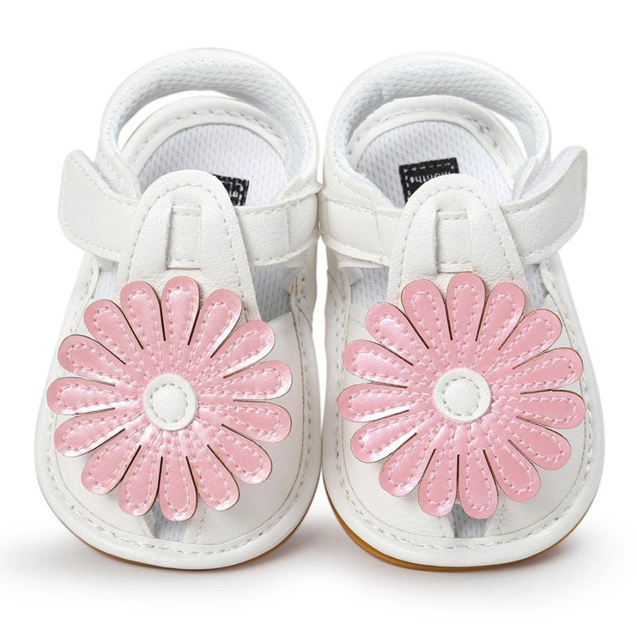 Baby Girl shoes Flower Sandals Shoes summer Casual Shoes Sneakers girls Anti-slip Soft Sole Toddler