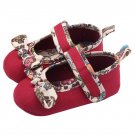 Baby Soft Sole Crib Warm Walker Shoes Cloth Red,White children footwear shoes for kids