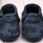 Infant Toddler camo Leopard baby shoes Soft PU Leather Tassel Moccasins soft sole fashion prewalker