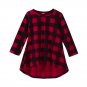 Toddler Infant Kids Baby Girl Plaid Print Dress Outfits Clothes Dress