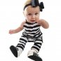 Summer 2017 Newborn Infant Baby Girls Sleeveles Romper Striped Jumpsuit Outfits Sunsuits Set Clothes