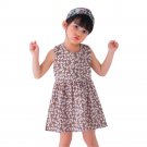 girls dress summer 2017 Dress for girl Baby Kids Girls Sleeveless One Piece Dress Print Bowknot Tutu